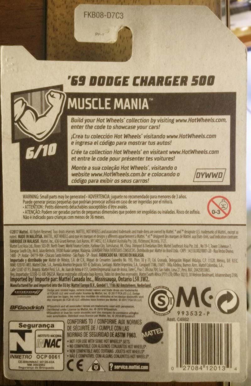 Dodge 69 Charger 500 - FKB08
